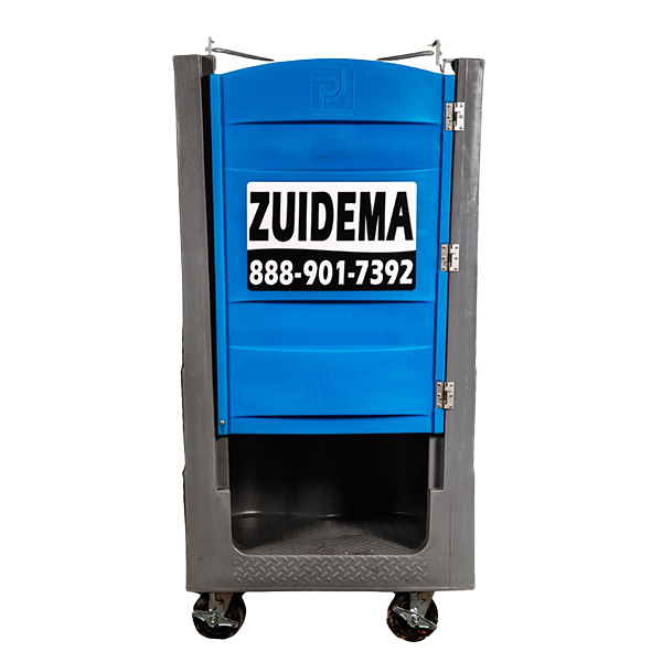 Handicap-accessible portable restroom unit designed for easy access and comfort in NJ & NY