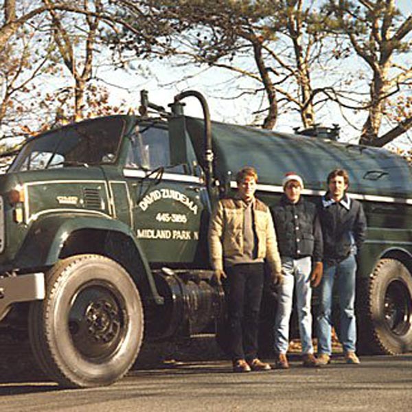 historic photo of Zuidema septic truck in 1980s