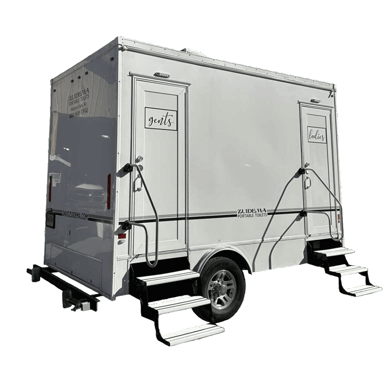 2 station restroom trailer